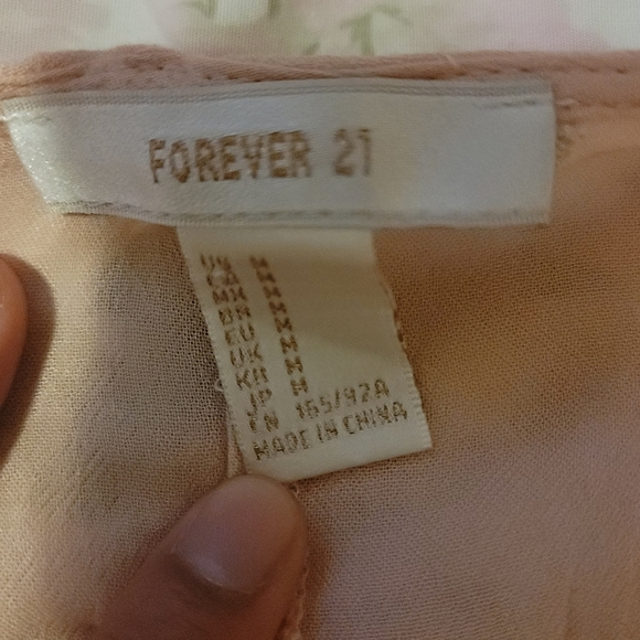 Forever 21 Peach Longsleeves Blouse - Picture 4 of 4